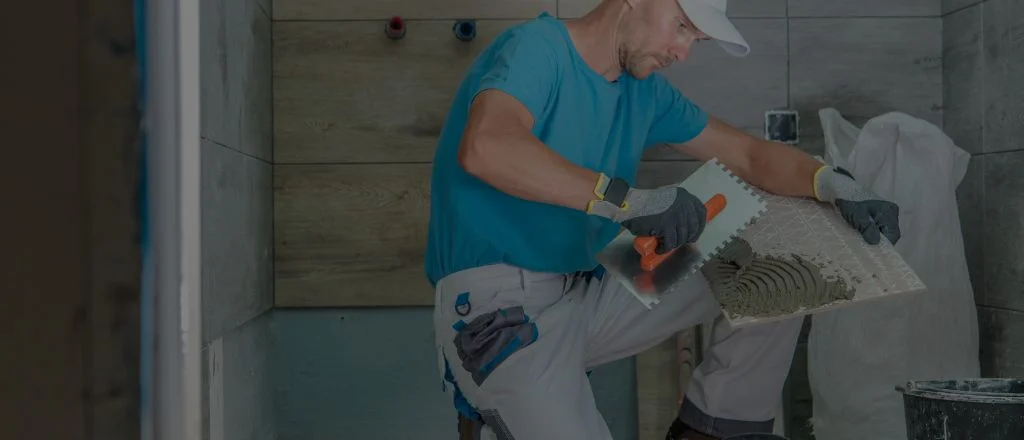Professional tile installation
