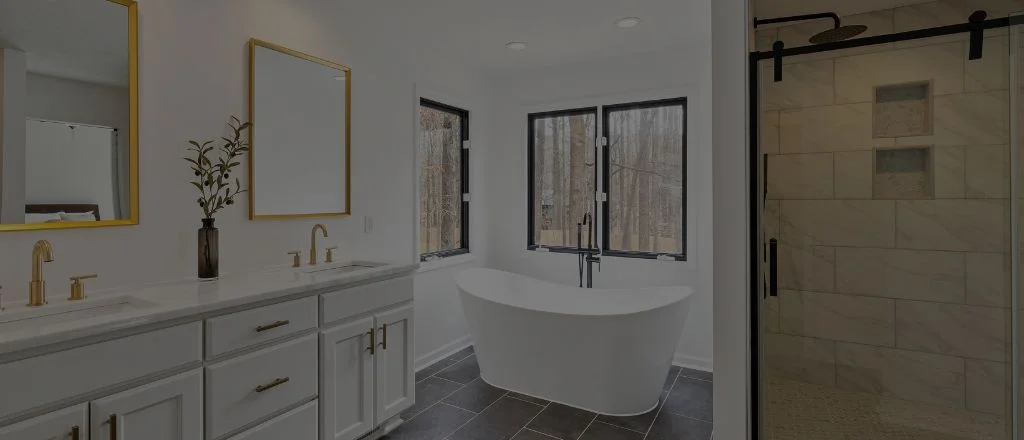 A professionally renovated modern bathroom